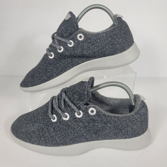 Allbirds Grey NZ Merino Wool Runners Shoes Women Size 10 WRW10 - Picture 4 of 9